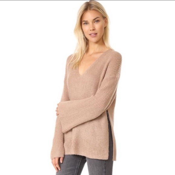 Rebecca Minkoff Remi Sweater oversized v-neck S - Picture 2 of 12